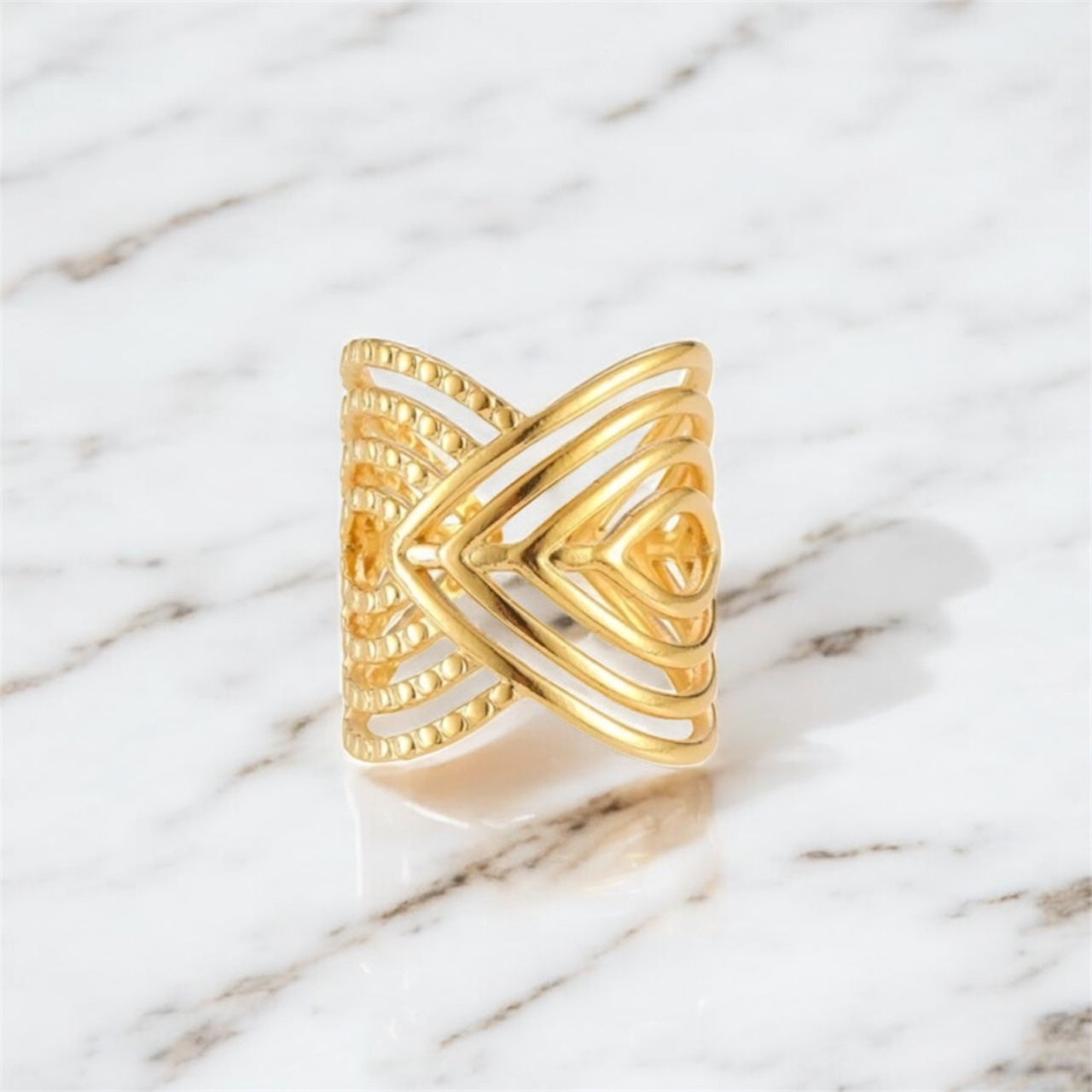 Geo Wave Ring