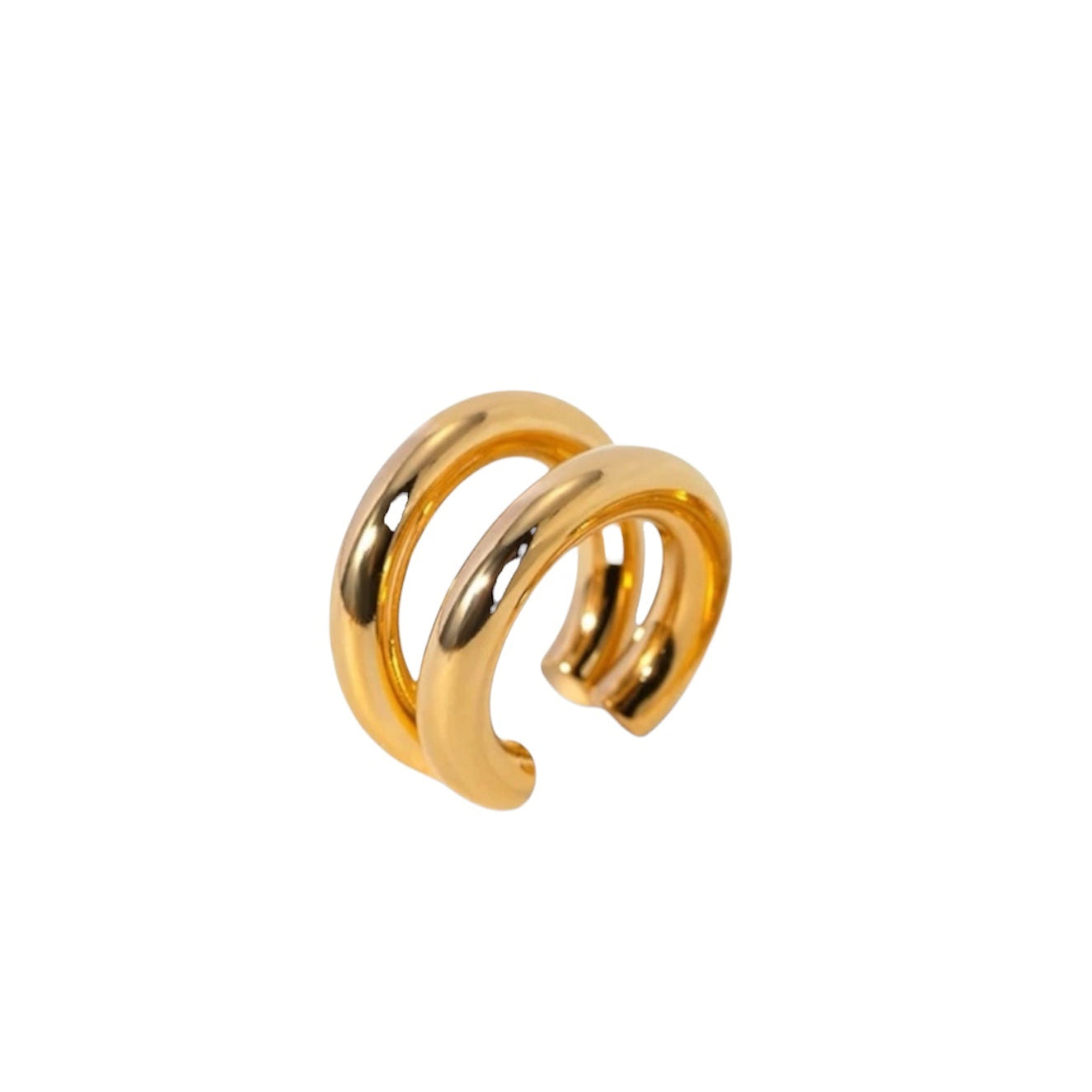 Double Layered Gold Ear cuff