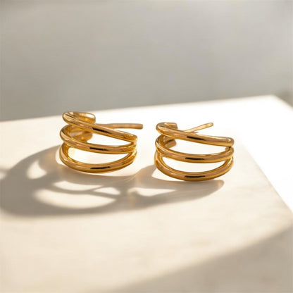 Triple Hoop Earrings