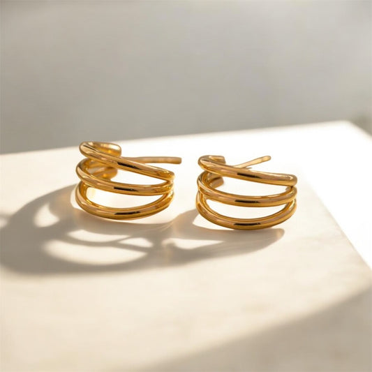 Triple Hoop Earrings