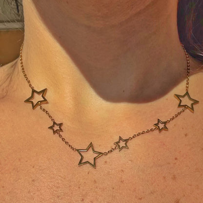 Hollow Stars Necklace