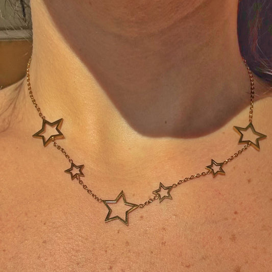 Hollow Stars Necklace