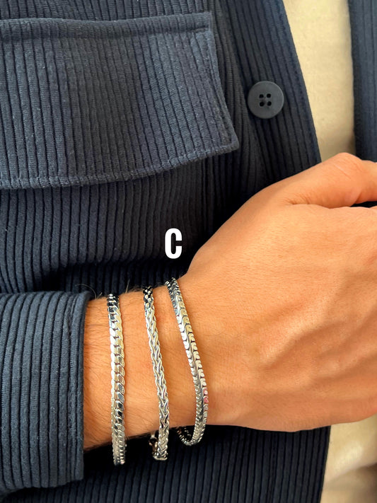 The Sleek Stainless Steel Men Bracelet