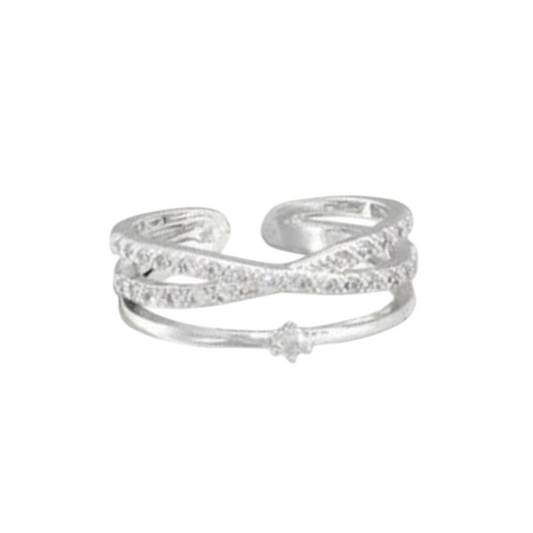 Starry Silver Ring