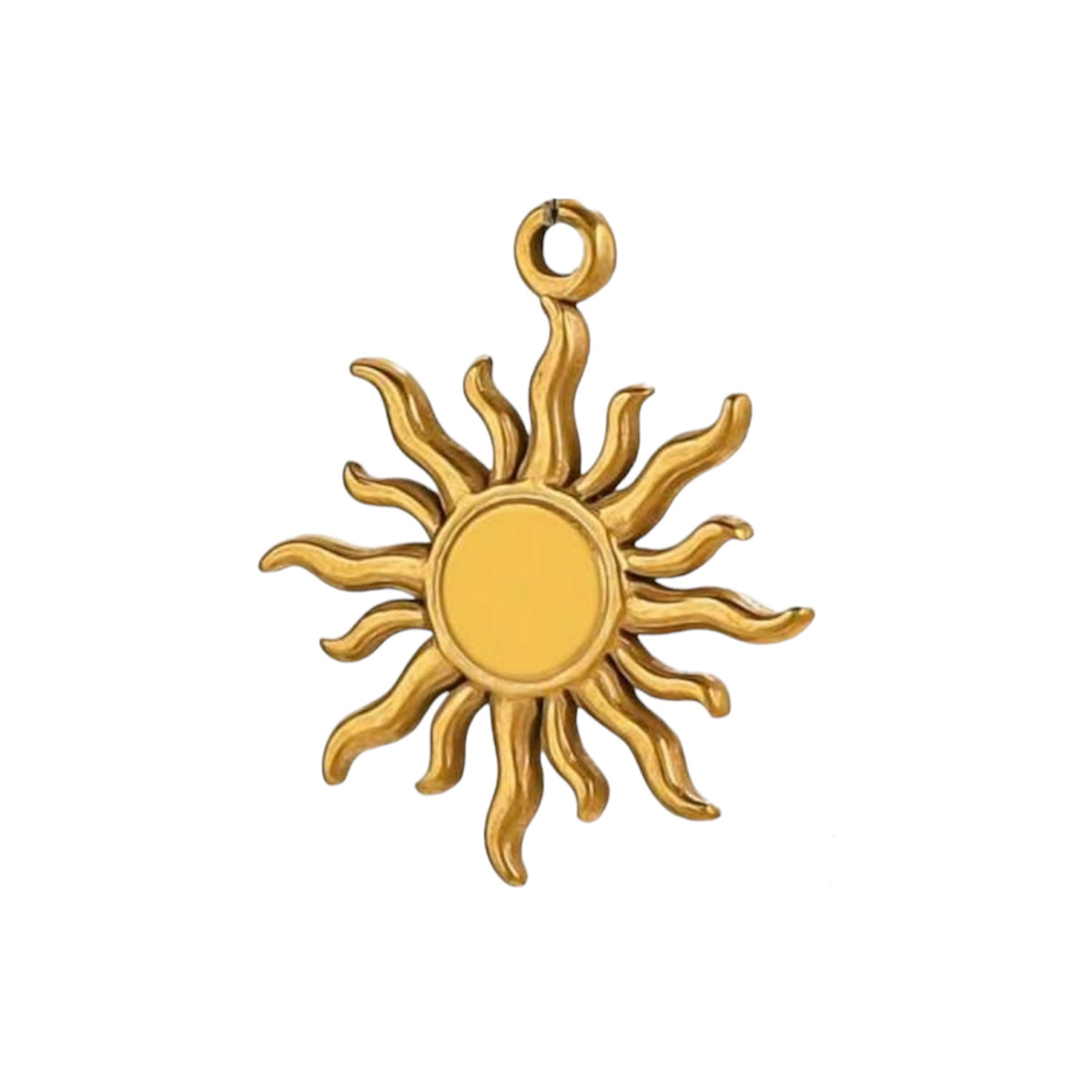 Gold Sun Charm