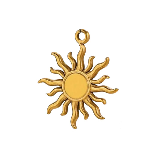 Gold Sun Charm