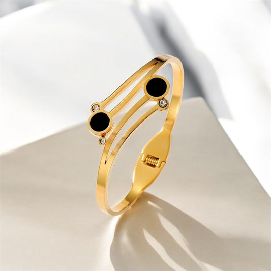 Black Stones Bangle