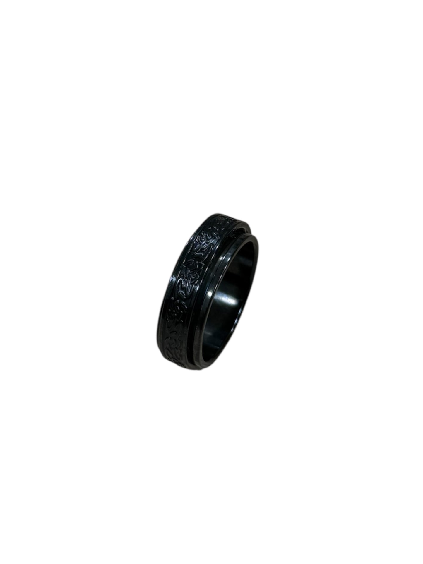 Fidgeting Black Men Ring