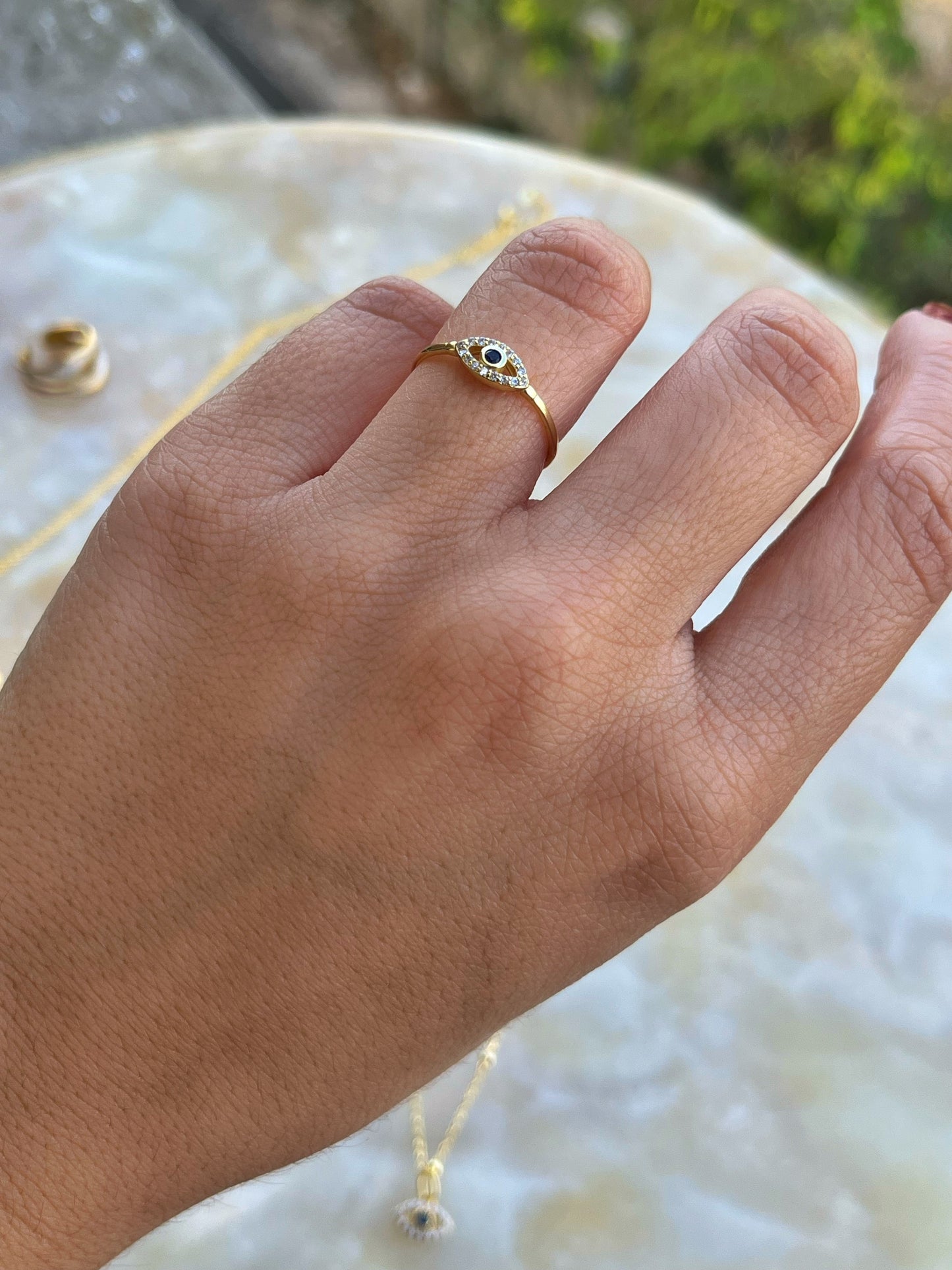 Evil Eye S925 Ring