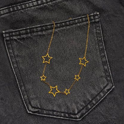 Hollow Stars Necklace