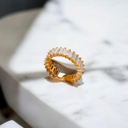 Classic White Eternity Band