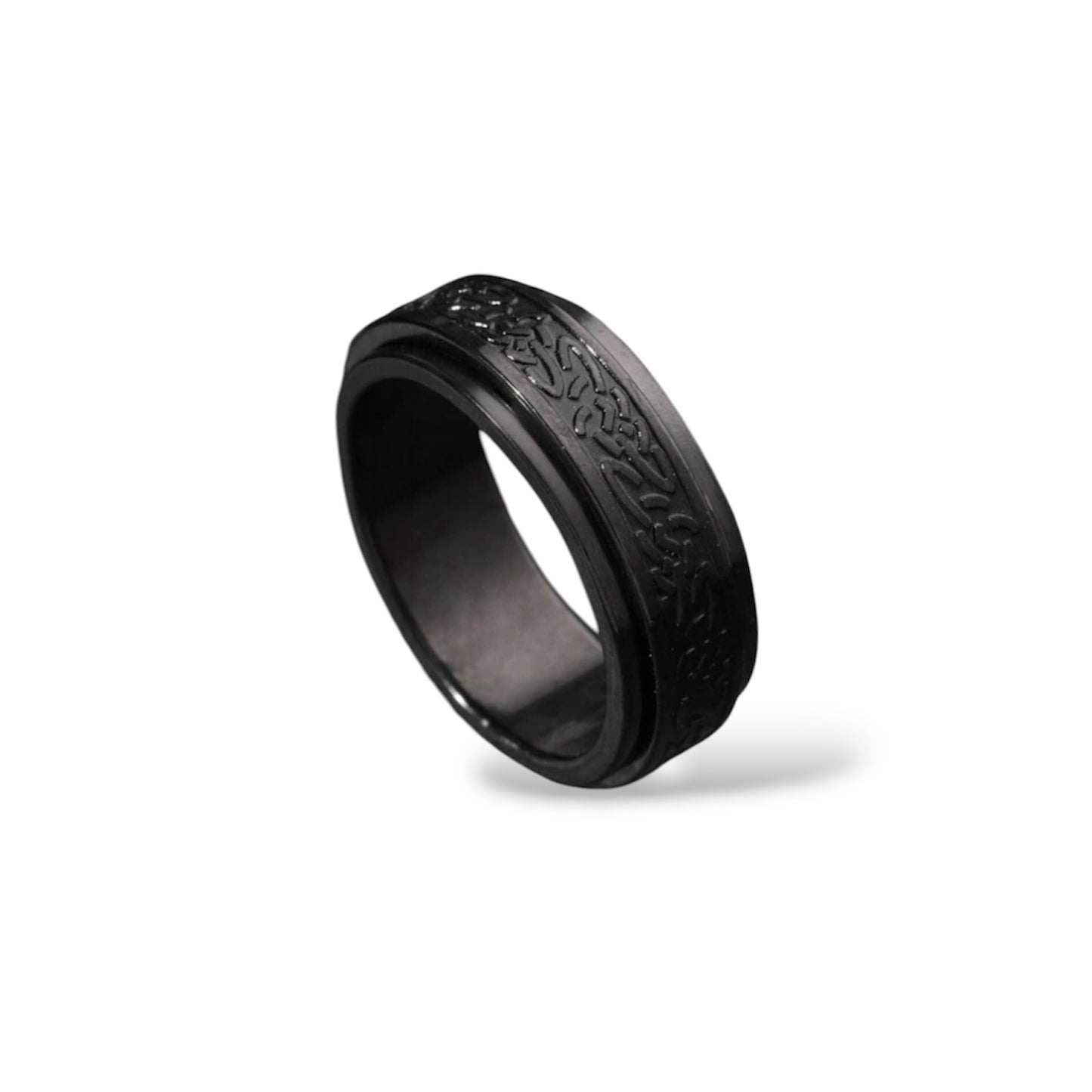 Fidgeting Black Men Ring