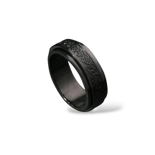 Fidgeting Black Men Ring