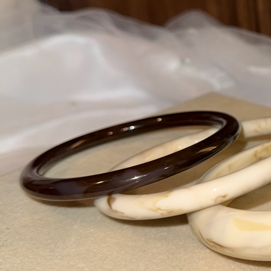 Acrylic Band | Solid Brown